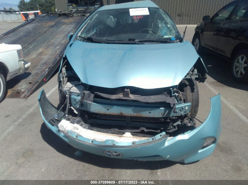 2013 TOYOTA PRIUS C ONE/TWO/THREE/FOUR - JTDKDTB34D1035923
