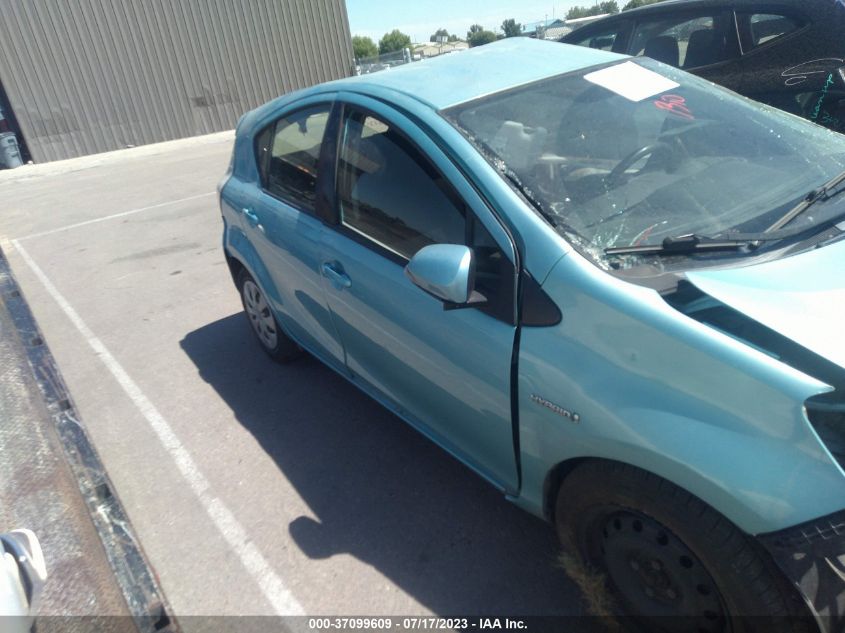 2013 TOYOTA PRIUS C ONE/TWO/THREE/FOUR - JTDKDTB34D1035923