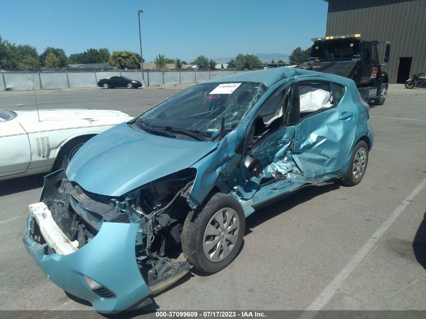 2013 TOYOTA PRIUS C ONE/TWO/THREE/FOUR - JTDKDTB34D1035923