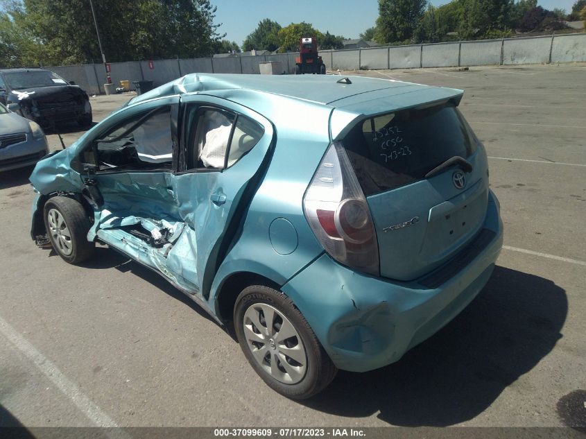 2013 TOYOTA PRIUS C ONE/TWO/THREE/FOUR - JTDKDTB34D1035923