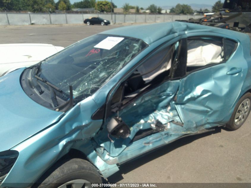 2013 TOYOTA PRIUS C ONE/TWO/THREE/FOUR - JTDKDTB34D1035923