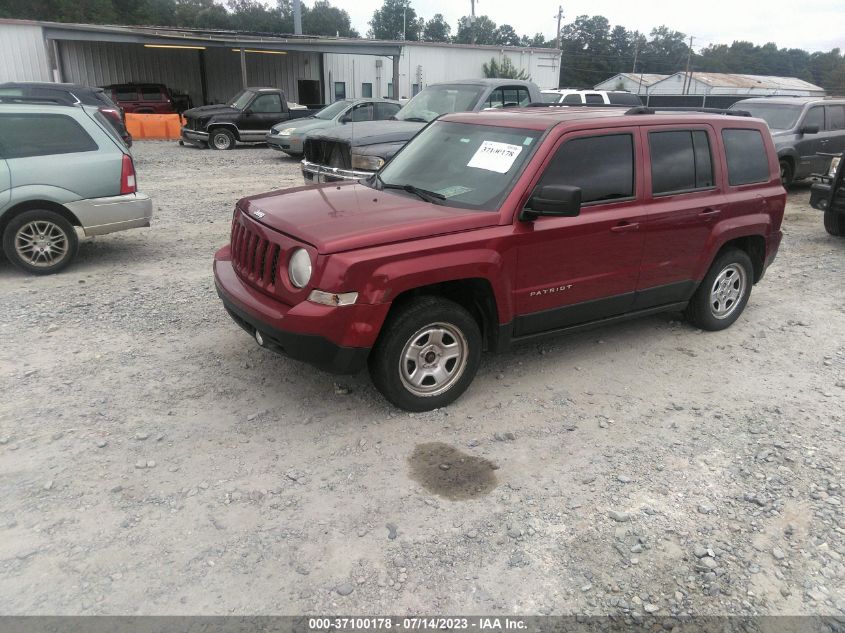 2015 JEEP PATRIOT SPORT - 1C4NJPBA9FD126098