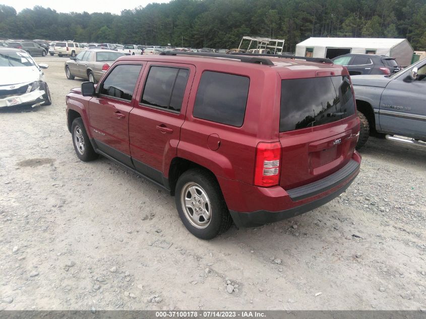2015 JEEP PATRIOT SPORT - 1C4NJPBA9FD126098