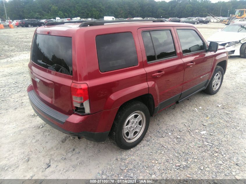 2015 JEEP PATRIOT SPORT - 1C4NJPBA9FD126098