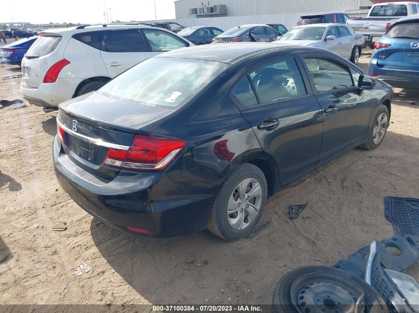 2014 HONDA CIVIC SEDAN LX - 2HGFB2E58EH550846