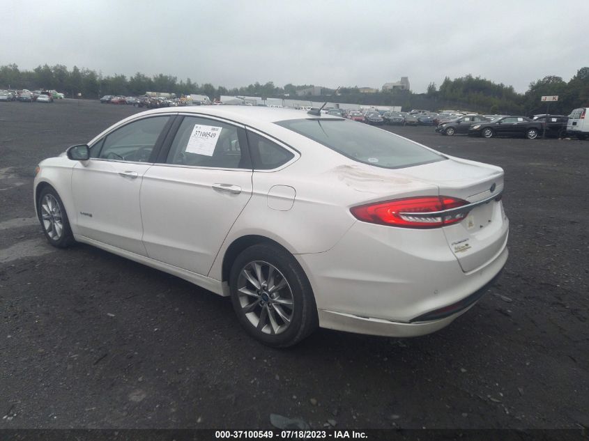 2017 FORD FUSION HYBRID SE - 3FA6P0LU8HR243819