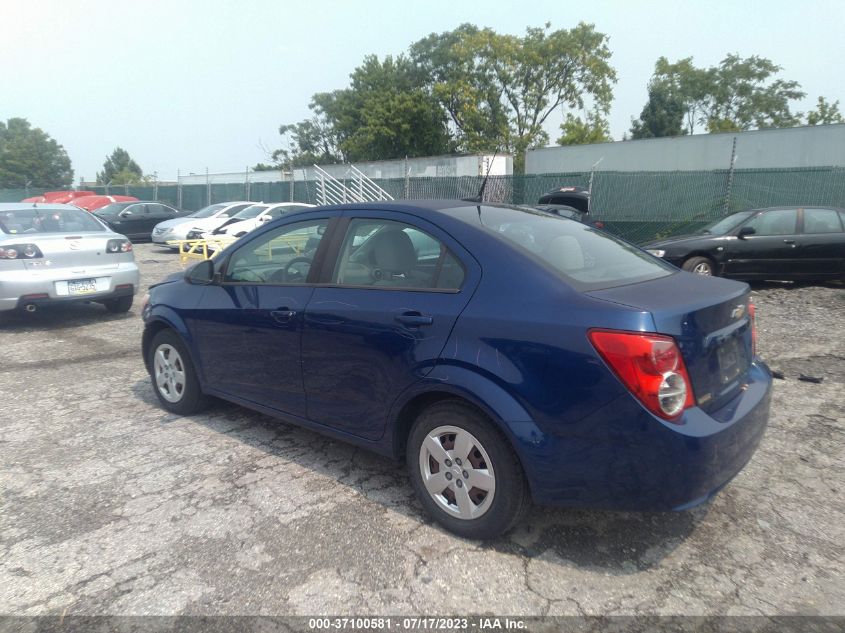 2014 CHEVROLET SONIC LS - 1G1JA5SH9E4142874