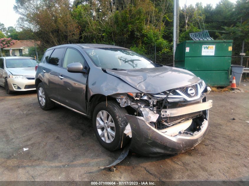 2013 NISSAN MURANO S - JN8AZ1MW0DW320702
