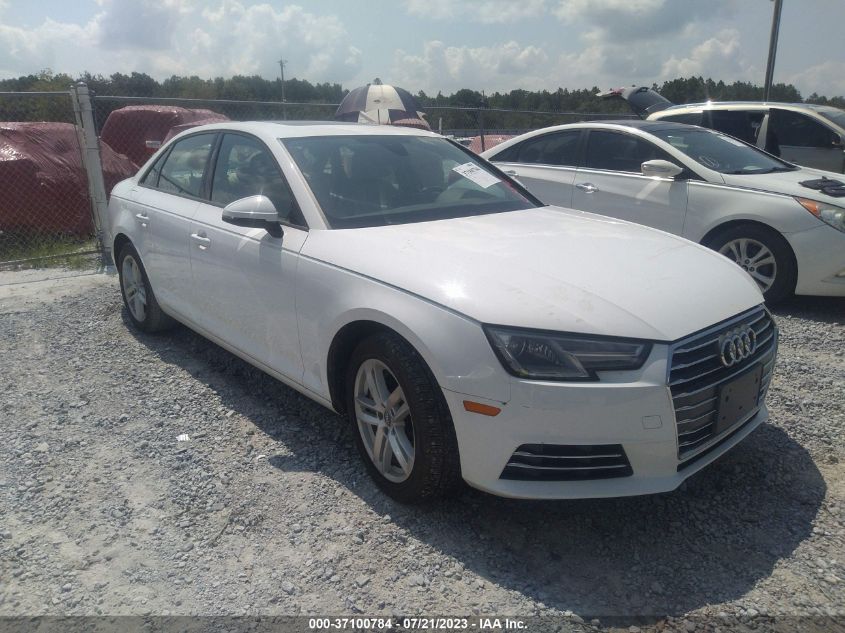 2017 AUDI A4 PREMIUM - WAUGNAF46HN058660