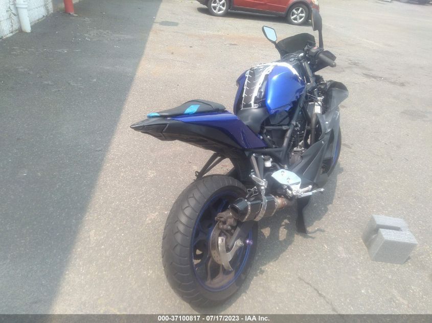 2015 YAMAHA YZFR3 MH3RH06Y7FK009791