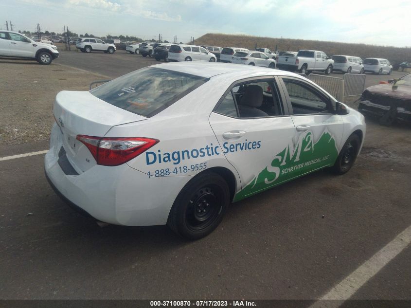 2015 TOYOTA COROLLA L/LE/S/S PLUS/LE PLUS - 5YFBURHE7FP310940