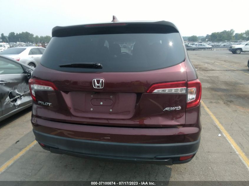 2019 HONDA PILOT LX - 5FNYF6H14KB021438