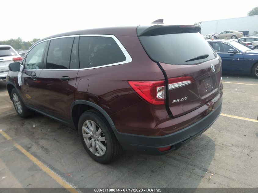 2019 HONDA PILOT LX - 5FNYF6H14KB021438