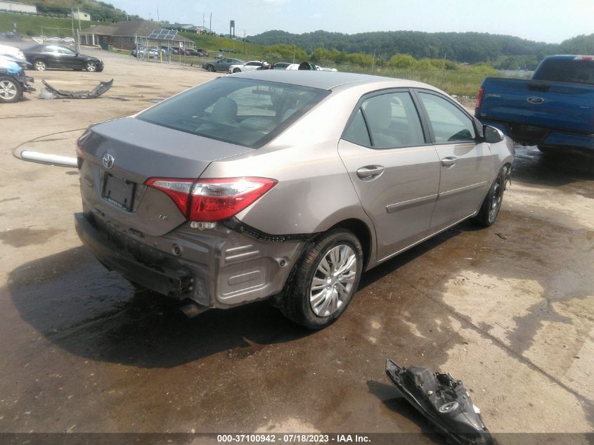 2014 TOYOTA COROLLA L/LE/S/S PLUS/LE PLUS - 2T1BURHE8EC174557