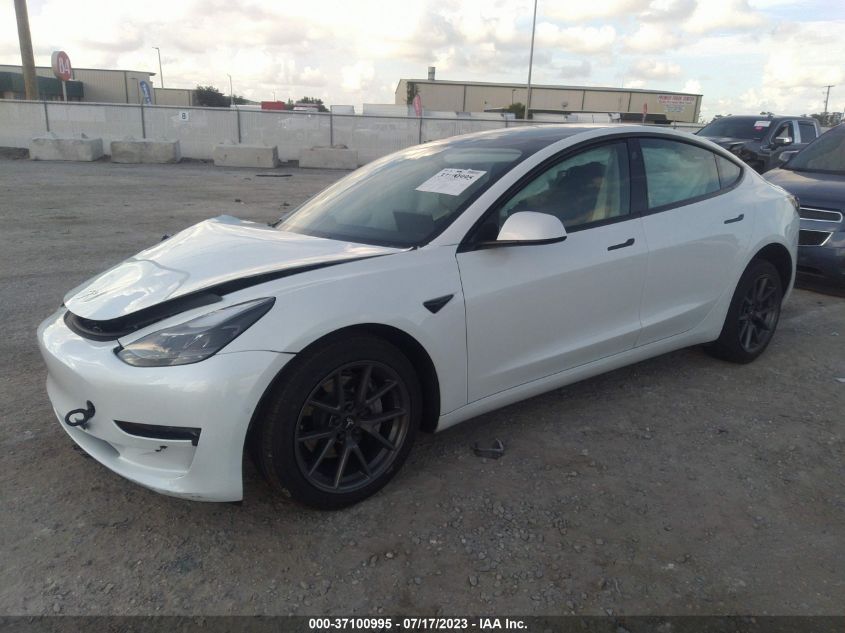 2021 TESLA MODEL 3 STANDARD RANGE PLUS - 5YJ3E1EA2MF060505