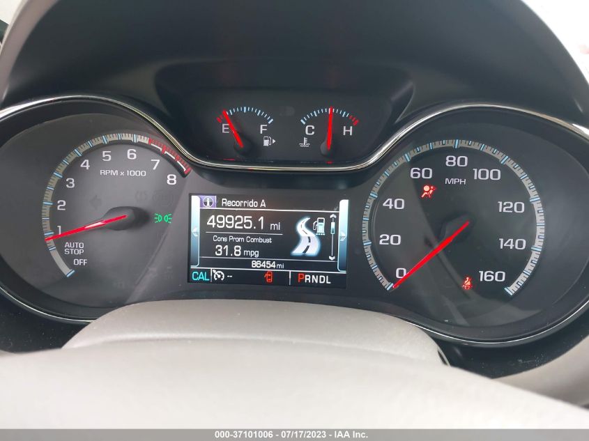 2016 CHEVROLET CRUZE LT - 1G1BE5SM3G7238524