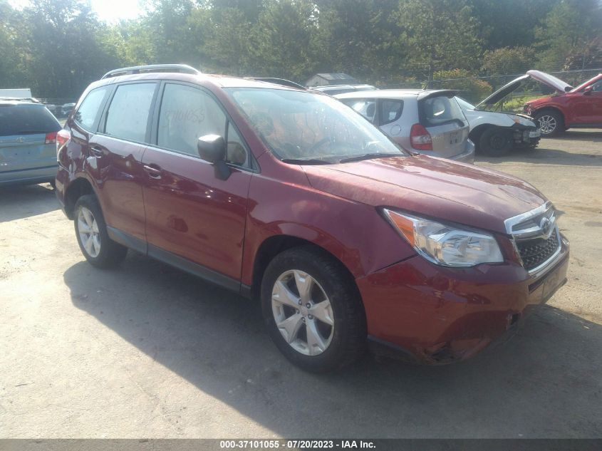 2016 SUBARU FORESTER 2.5I - JF2SJABC6GH485597