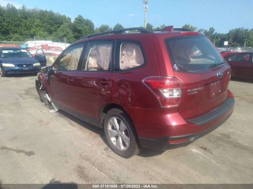 2016 SUBARU FORESTER 2.5I - JF2SJABC6GH485597