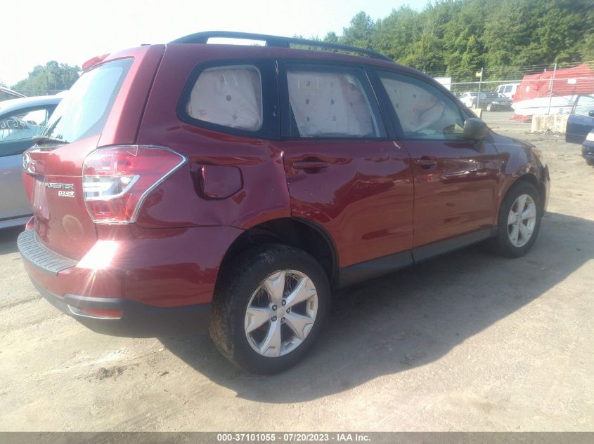 2016 SUBARU FORESTER 2.5I - JF2SJABC6GH485597