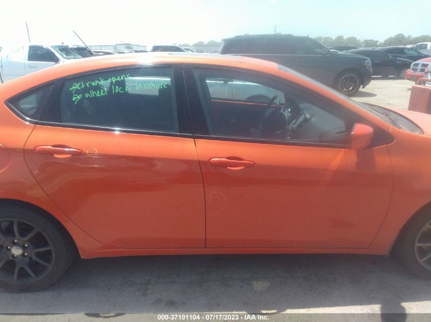 2015 DODGE DART SXT - 1C3CDFBB9FD225249