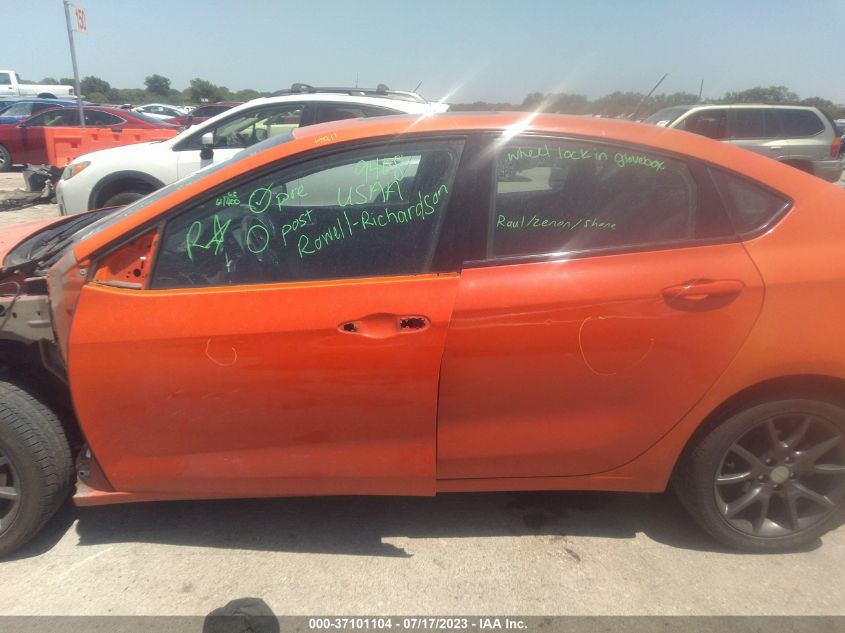 2015 DODGE DART SXT - 1C3CDFBB9FD225249
