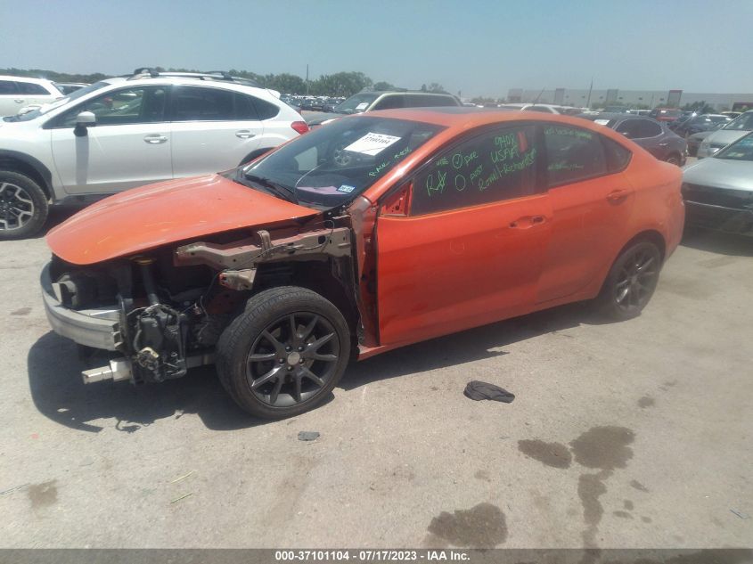 2015 DODGE DART SXT - 1C3CDFBB9FD225249