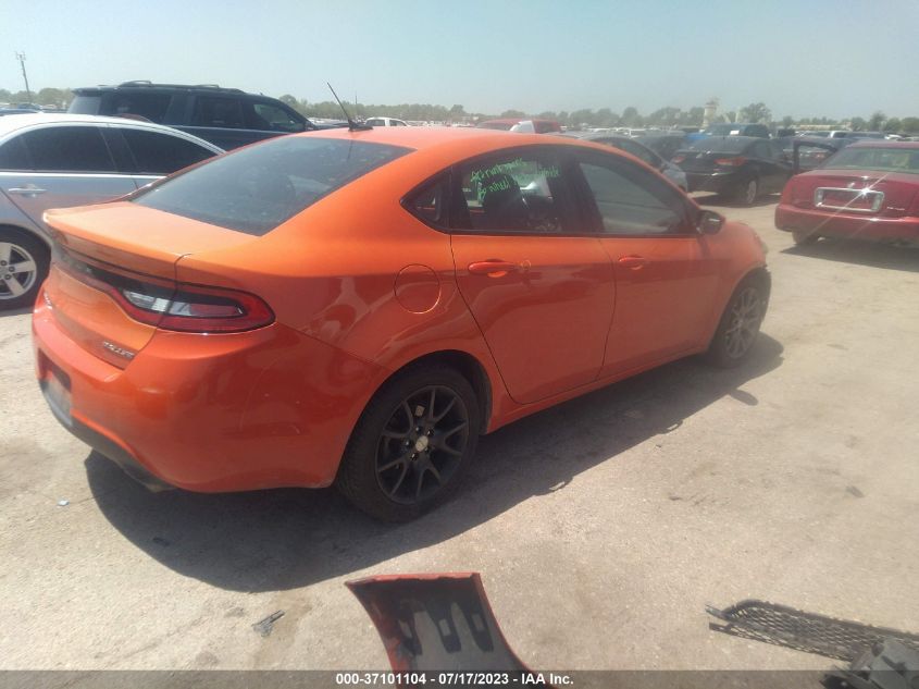 2015 DODGE DART SXT - 1C3CDFBB9FD225249