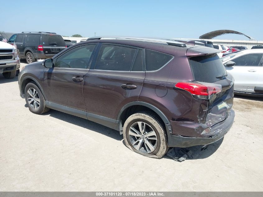 2017 TOYOTA RAV4 XLE 2T3WFREV7HW338312