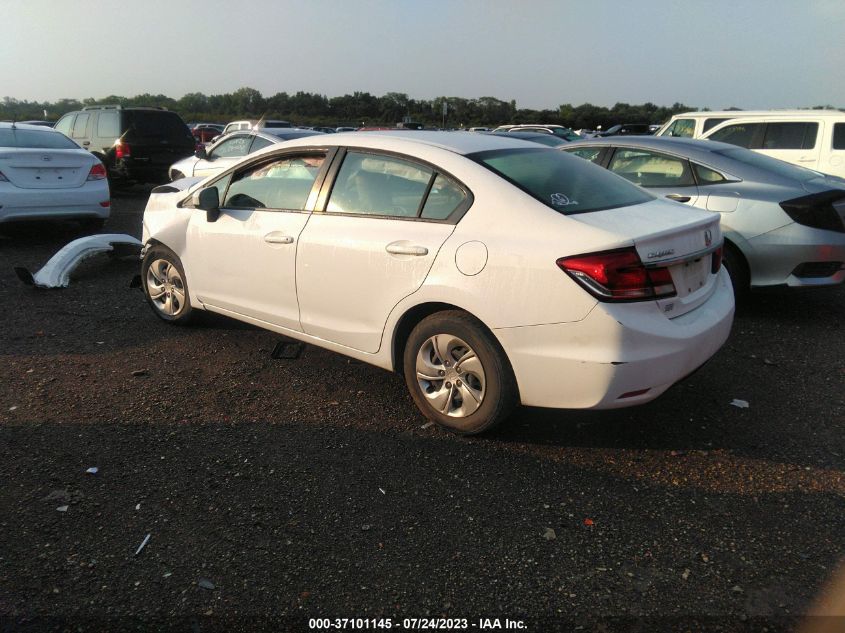 2014 HONDA CIVIC SEDAN LX - 19XFB2F50EE001098