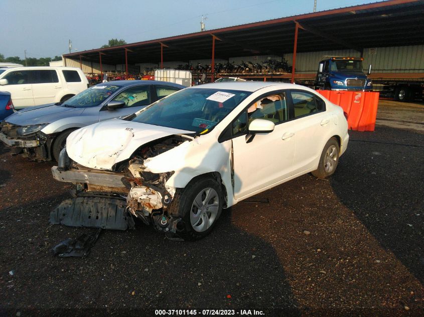 2014 HONDA CIVIC SEDAN LX - 19XFB2F50EE001098
