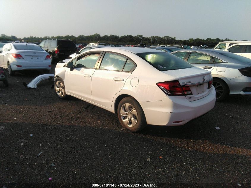 2014 HONDA CIVIC SEDAN LX - 19XFB2F50EE001098