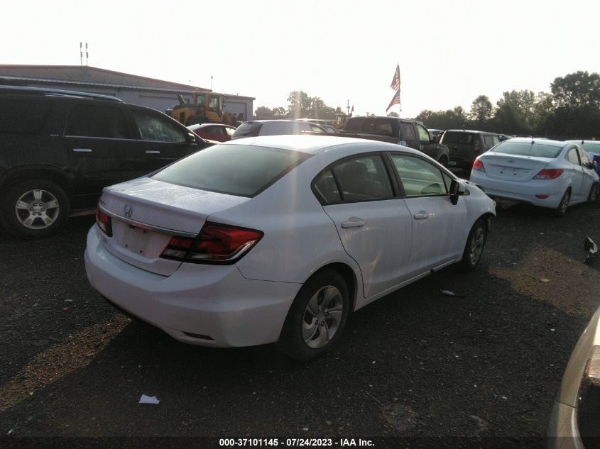 2014 HONDA CIVIC SEDAN LX - 19XFB2F50EE001098