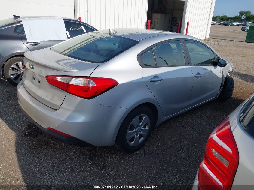 2015 KIA FORTE LX - KNAFX4A63F5424605