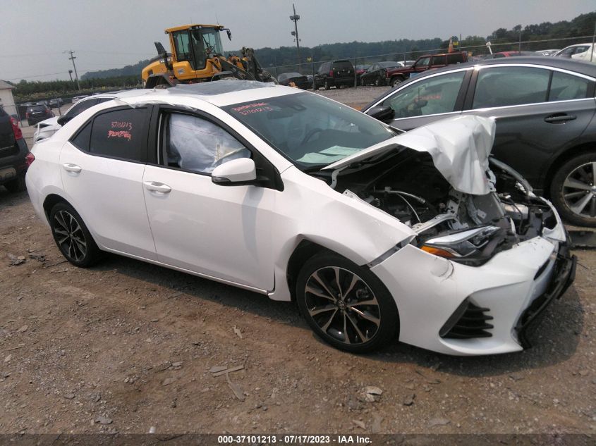 2019 TOYOTA COROLLA L/LE/SE/XLE/XSE - 2T1BURHE7KC193788