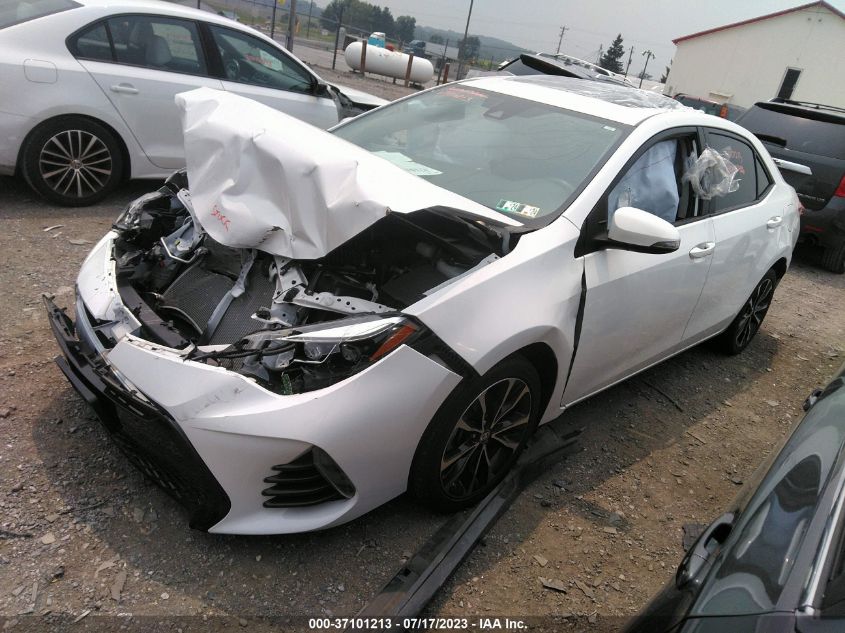 2019 TOYOTA COROLLA L/LE/SE/XLE/XSE - 2T1BURHE7KC193788