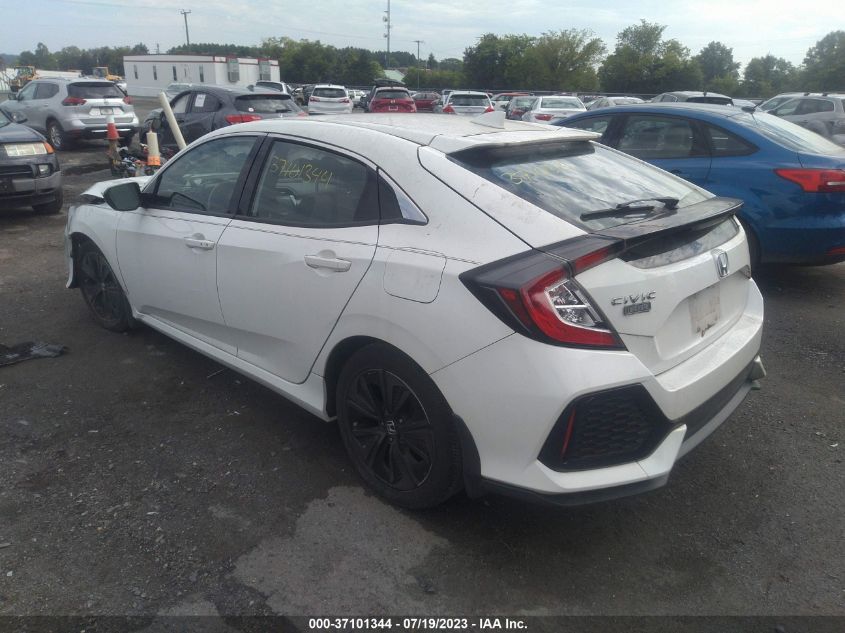 2018 HONDA CIVIC HATCHBACK EX - SHHFK7H51JU208080