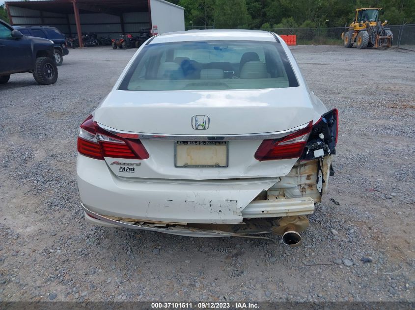 2016 HONDA ACCORD SEDAN LX - 1HGCR2F37GA061559