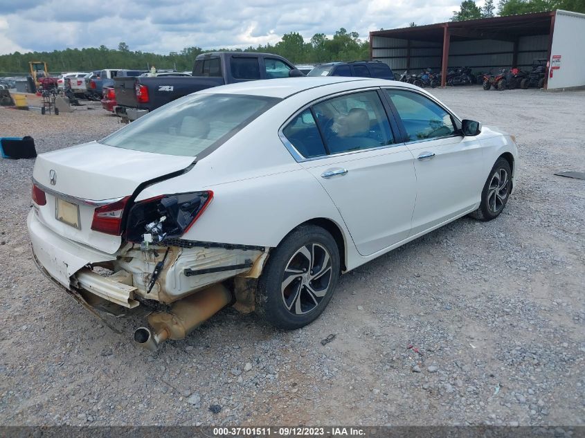 2016 HONDA ACCORD SEDAN LX - 1HGCR2F37GA061559