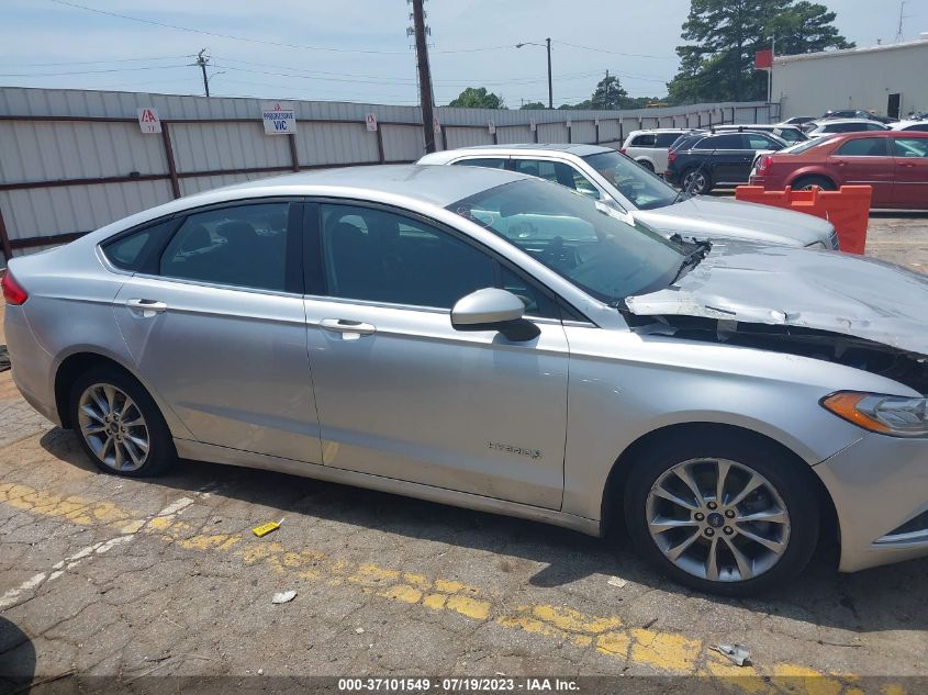 2017 FORD FUSION HYBRID SE - 3FA6P0LU4HR385343