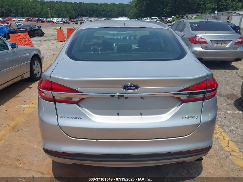 2017 FORD FUSION HYBRID SE - 3FA6P0LU4HR385343