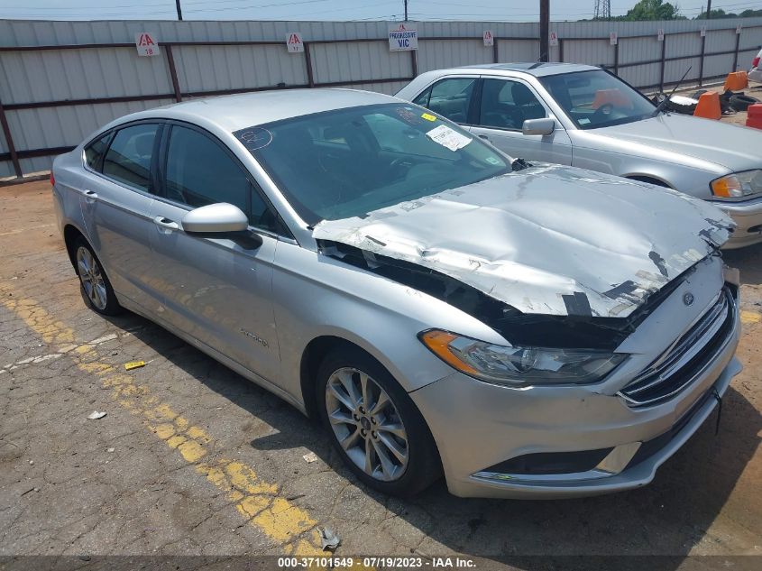 2017 FORD FUSION HYBRID SE - 3FA6P0LU4HR385343