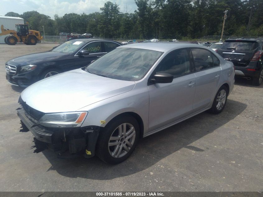 2015 VOLKSWAGEN JETTA SEDAN 2.0L S - 3VW2K7AJ2FM230418