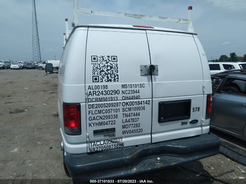 2013 FORD ECONOLINE CARGO VAN COMMERCIAL/RECREATIONAL 1FTNE2EW3DDB02083