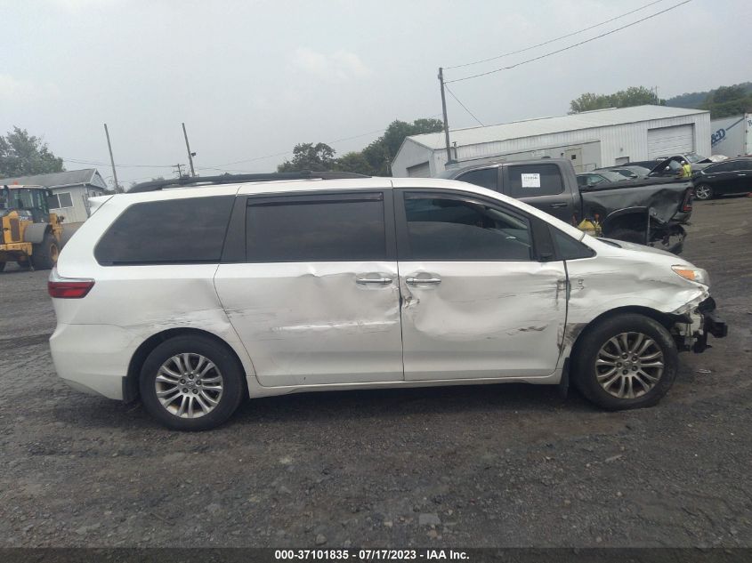 2015 TOYOTA SIENNA XLE/XLE AAS/LTD - 5TDYK3DC8FS593941