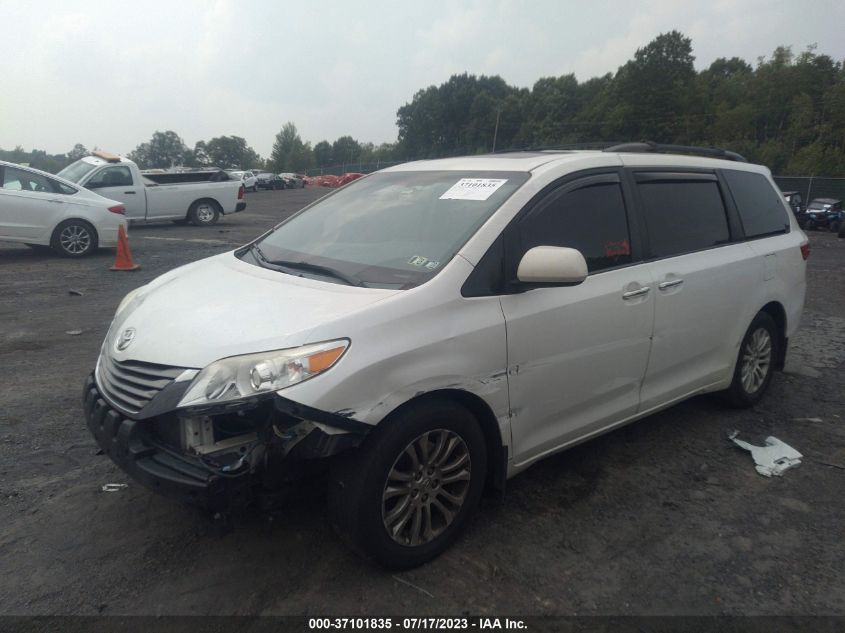 2015 TOYOTA SIENNA XLE/XLE AAS/LTD - 5TDYK3DC8FS593941