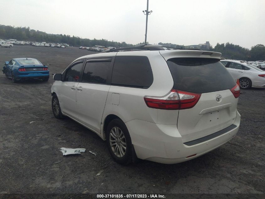 2015 TOYOTA SIENNA XLE/XLE AAS/LTD - 5TDYK3DC8FS593941