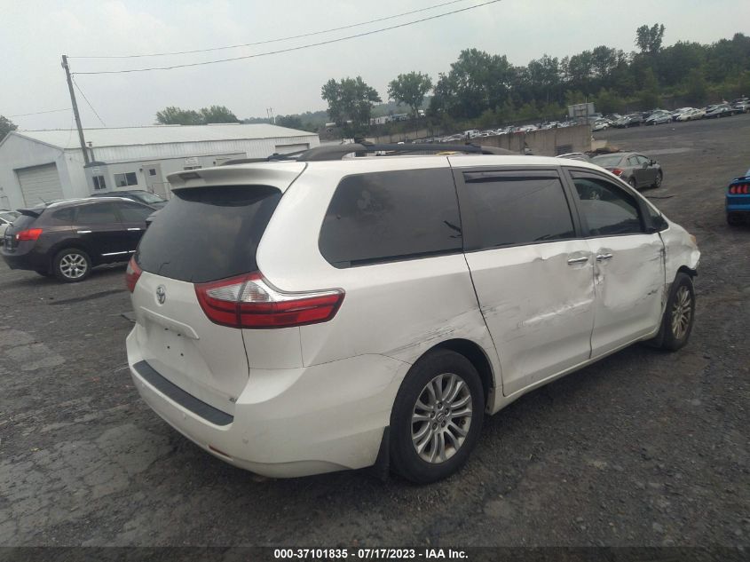 2015 TOYOTA SIENNA XLE/XLE AAS/LTD - 5TDYK3DC8FS593941