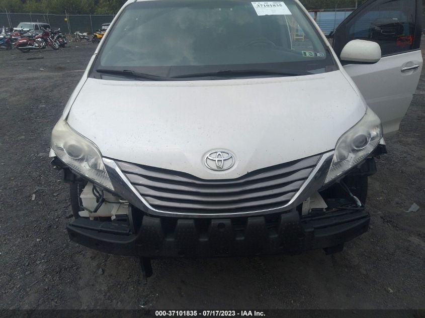 2015 TOYOTA SIENNA XLE/XLE AAS/LTD - 5TDYK3DC8FS593941