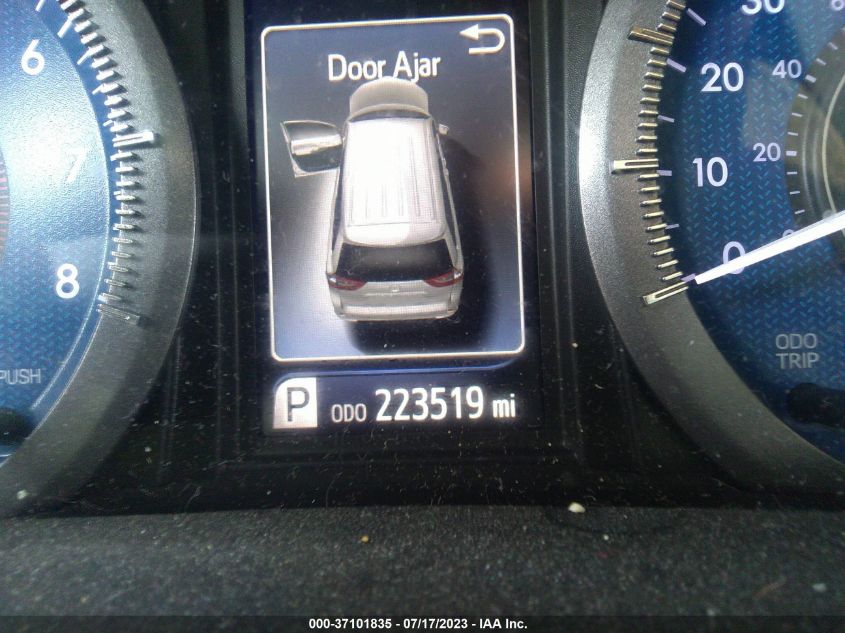 2015 TOYOTA SIENNA XLE/XLE AAS/LTD - 5TDYK3DC8FS593941