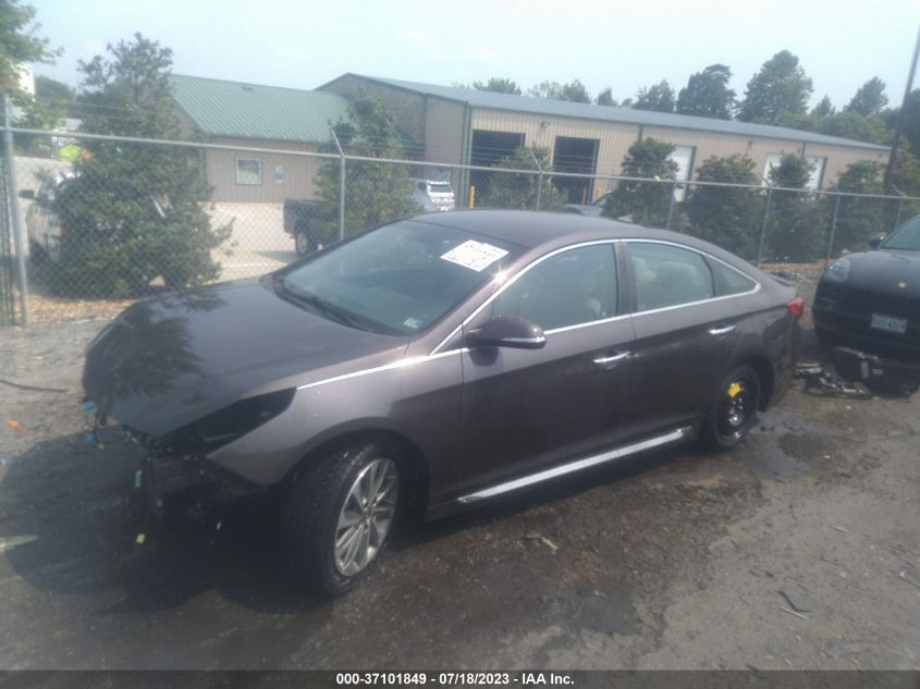 2015 HYUNDAI SONATA 2.4L SPORT - 5NPE34AF2FH252805